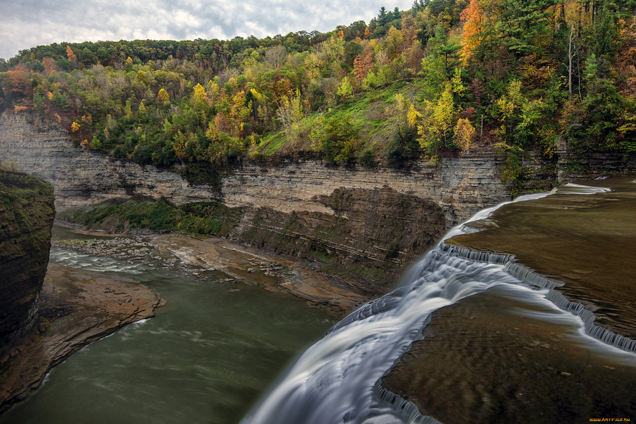 middle falls,  letchworth state park,  ny, , , , , , , 
